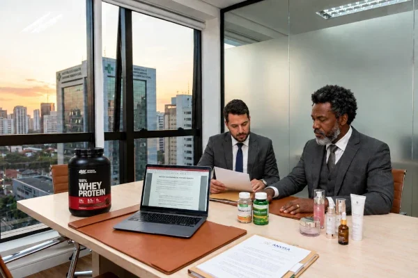 Reunião sobre assessoria jurídica em nutracêutica e cosméticos